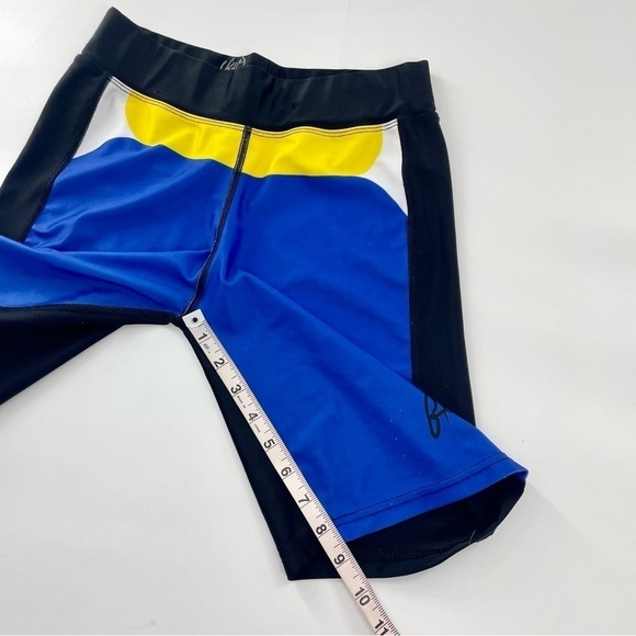 Filthy Wealth Motorsports Blue, Black, Yellow color block Bike Athletic Shorts L - Picture 6 of 9